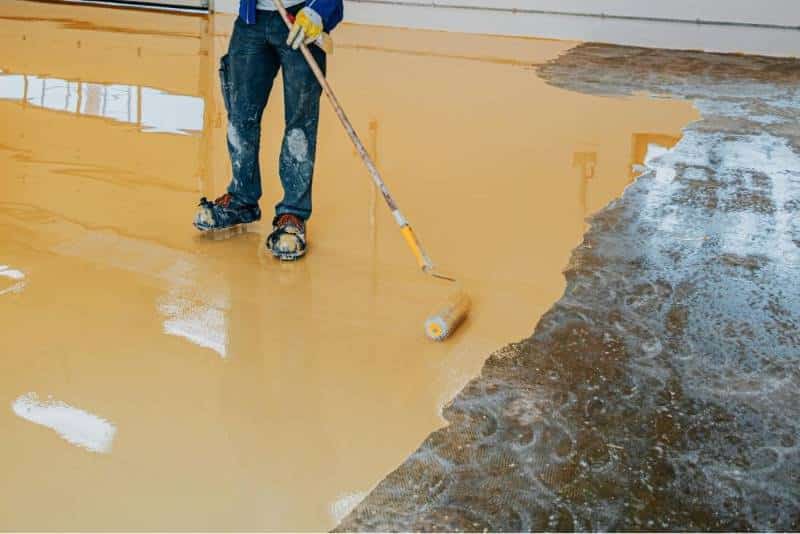flooring epoxy paint pros and cons